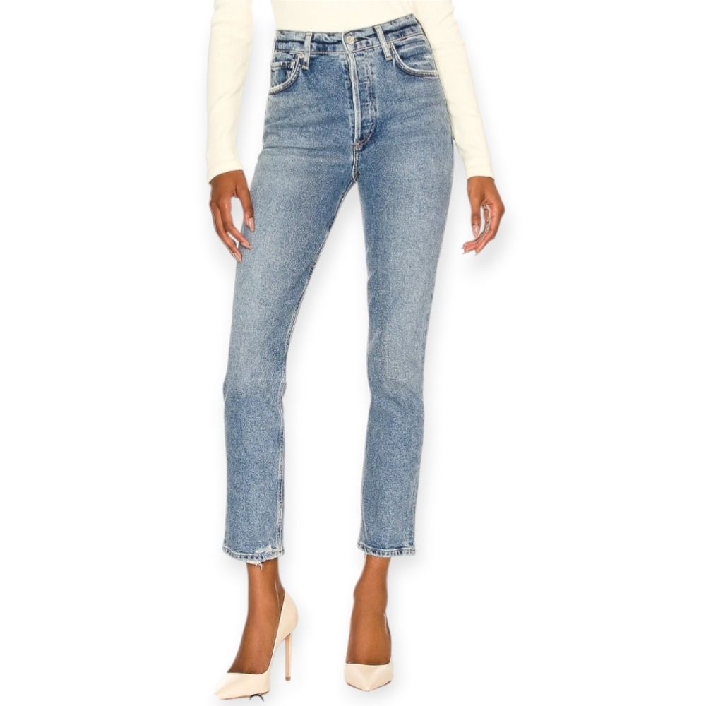 Citizens Of Humanity Charlotte High Rise Straight Leg Jeans Dresden Size 28